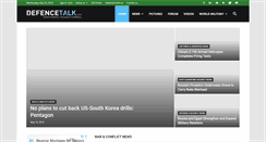 Desktop Screenshot of defencetalk.com