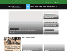 Tablet Screenshot of defencetalk.com